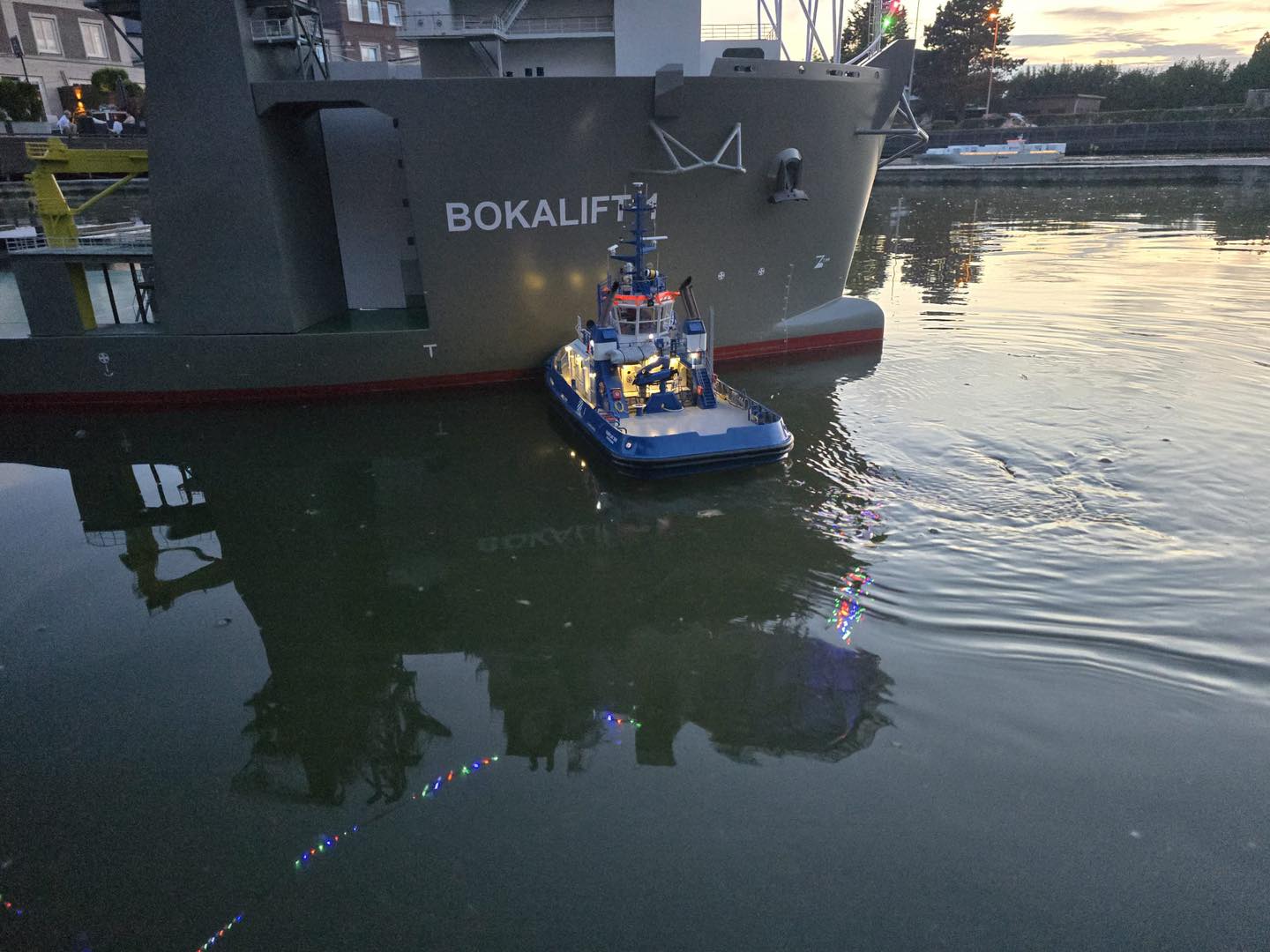 De Bokalift1 wordt klaargemaakt