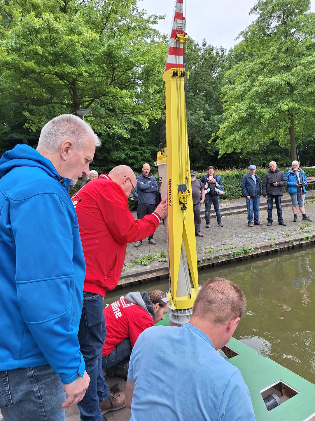 De Bokalift1 wordt klaargemaakt